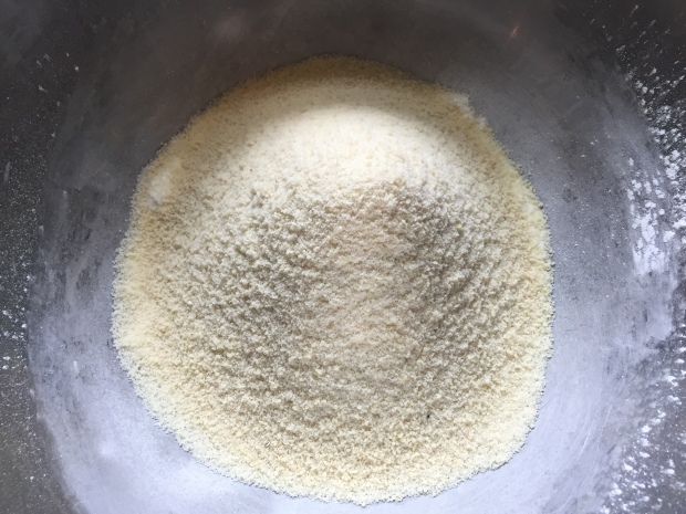 almond flour and confectioners sugar